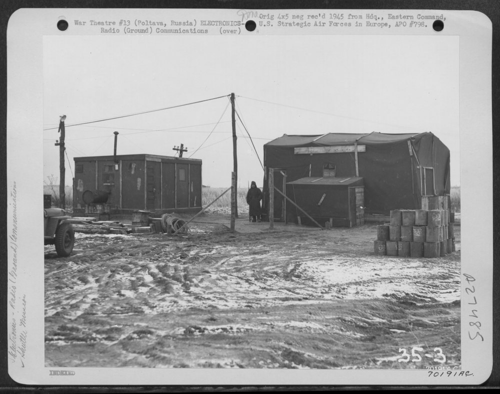 Radio receiver station at Poltava Airbase