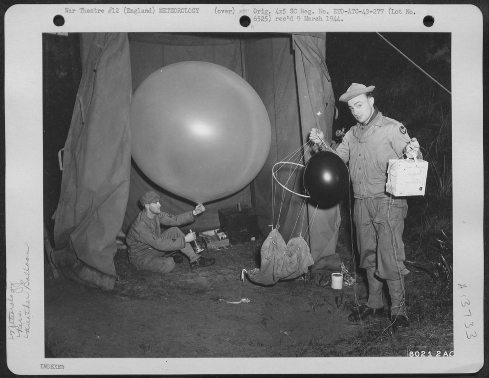 Radio Sonde Balloon At US Assault Training Center