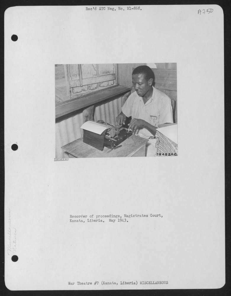 Recorder in Kanata Liberia