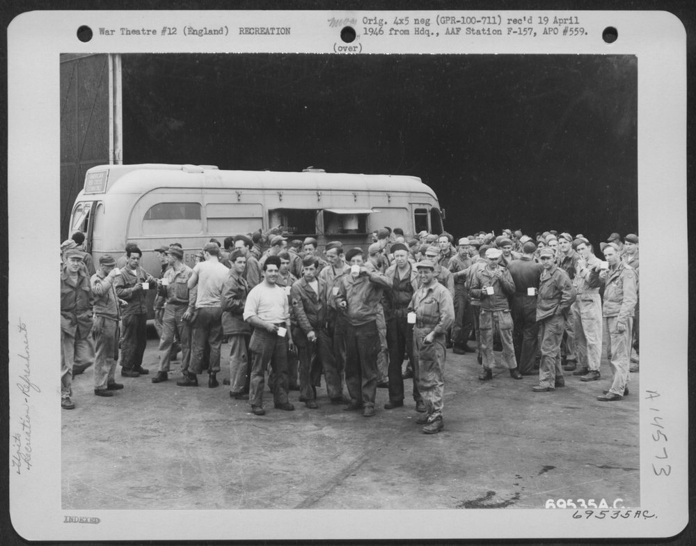 Red Cross Clubmobile in England