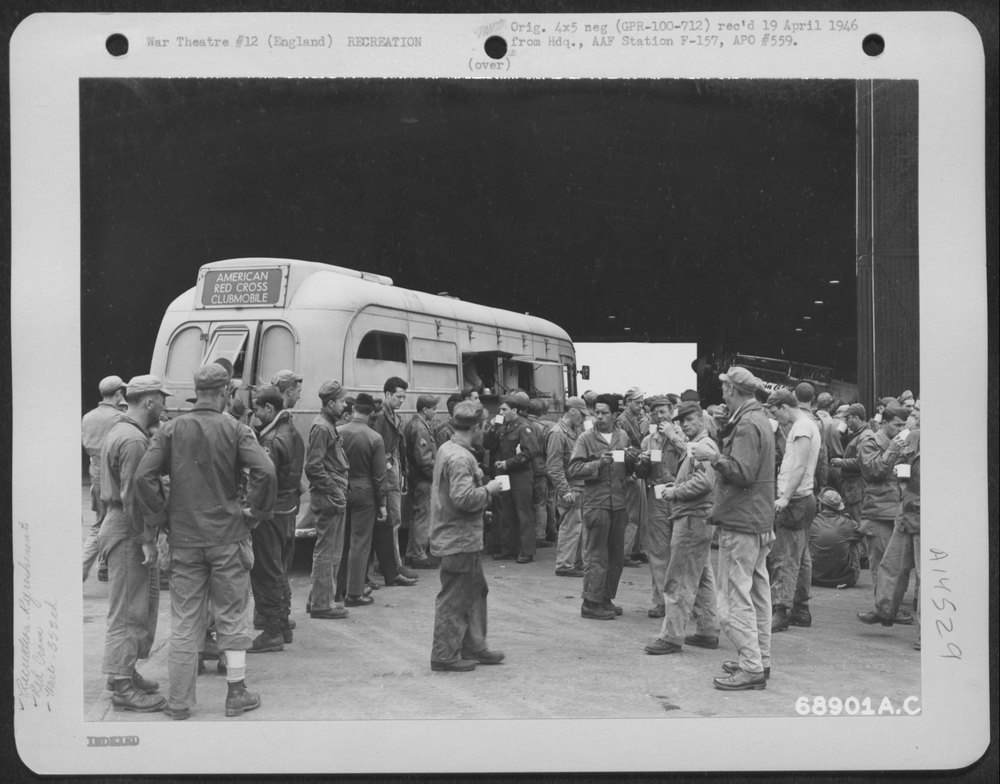 Red Cross Clubmobile in England