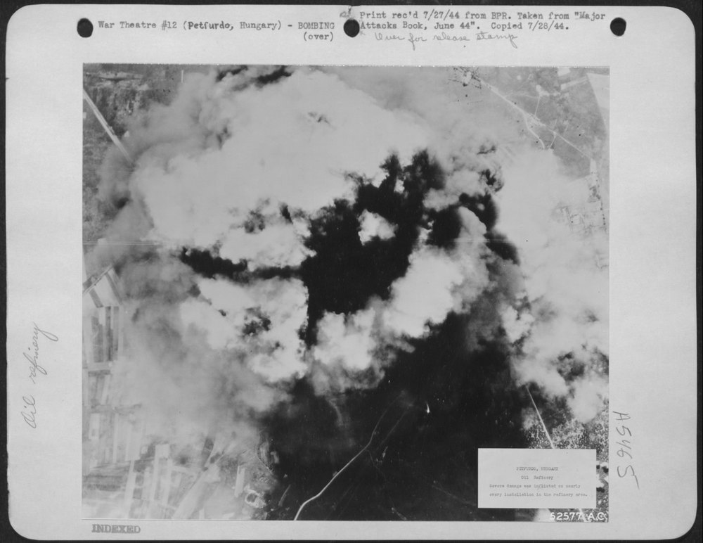 Refinery area damage