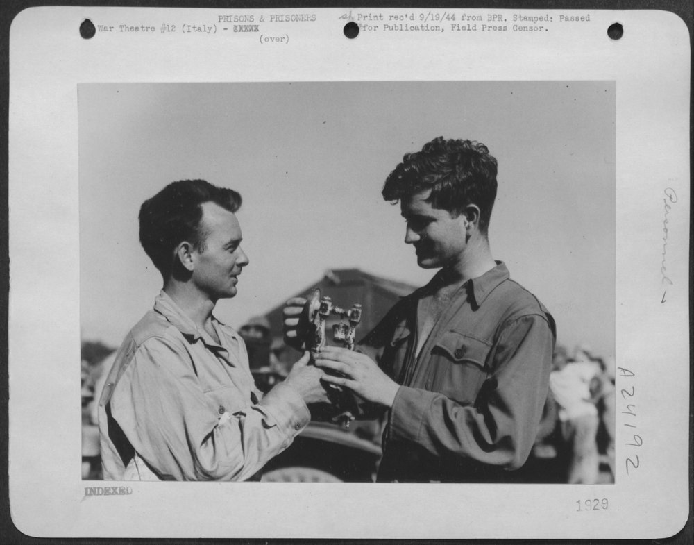 Repatriated Airmen Return Italy