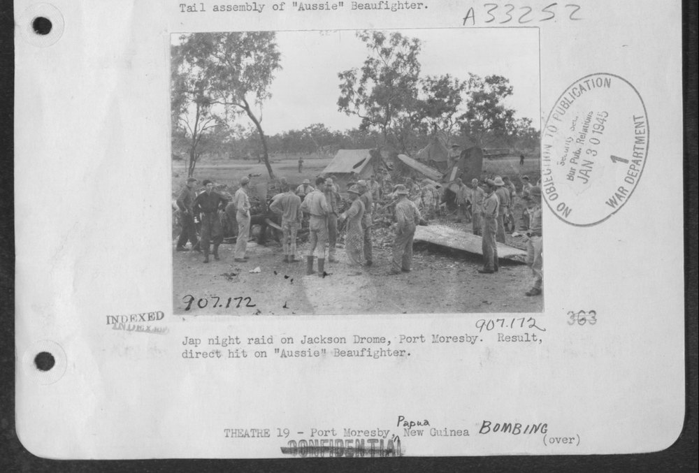 Result, direct hit on "Aussie" Beaufighter