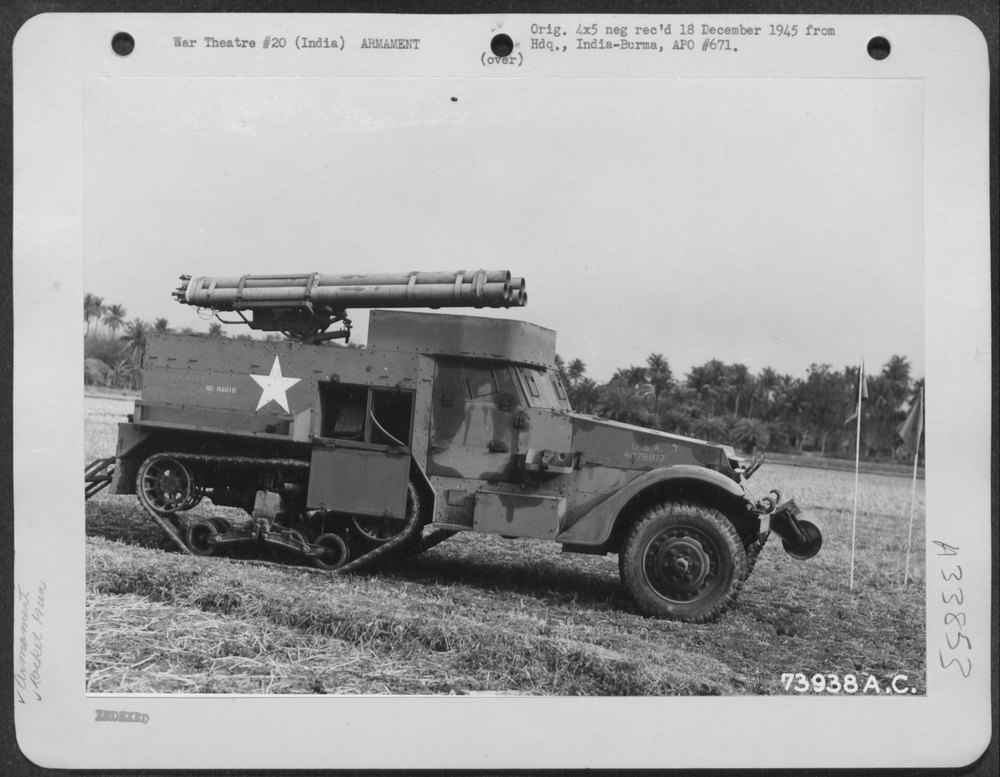 Rocket Gun Carrier at Bengal Air Depot