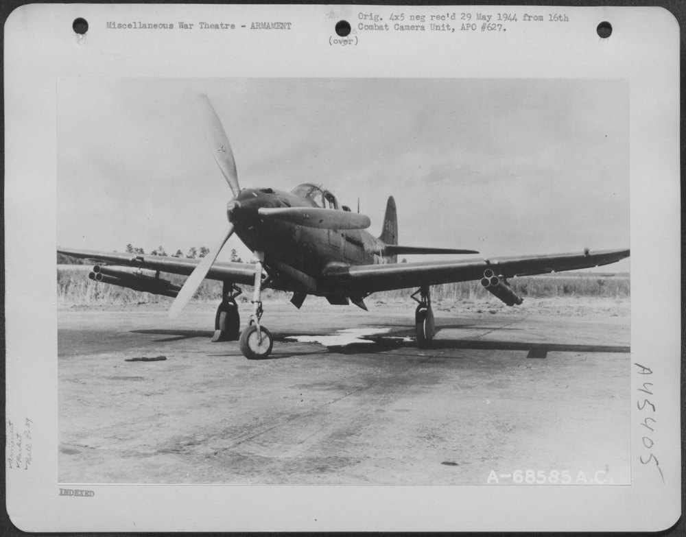 Rocket on Bell P-39