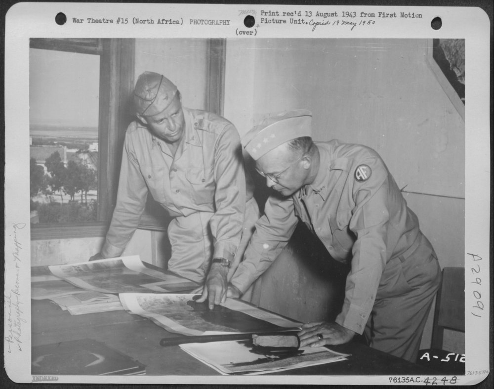 Roosevelt and Eisenhower in North Africa