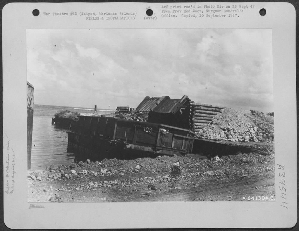 Rubbish dumped at Saipan
