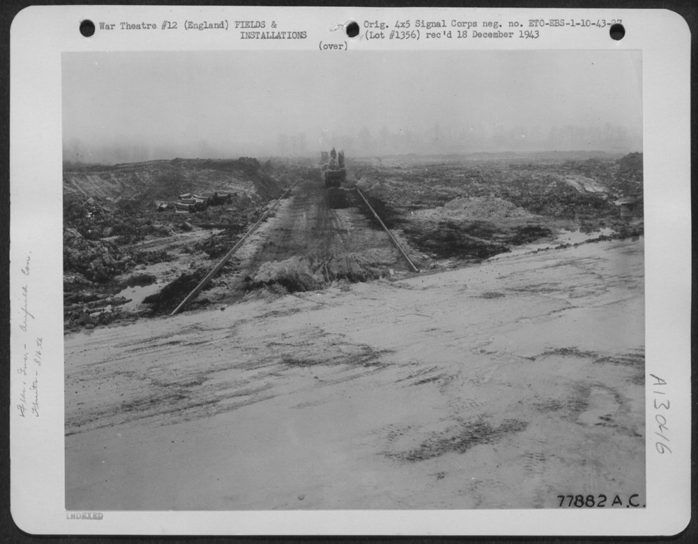 Runway intersection at Gosfield air base
