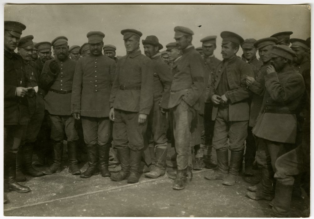 Russian prisoners in Bavarian infantry uniforms