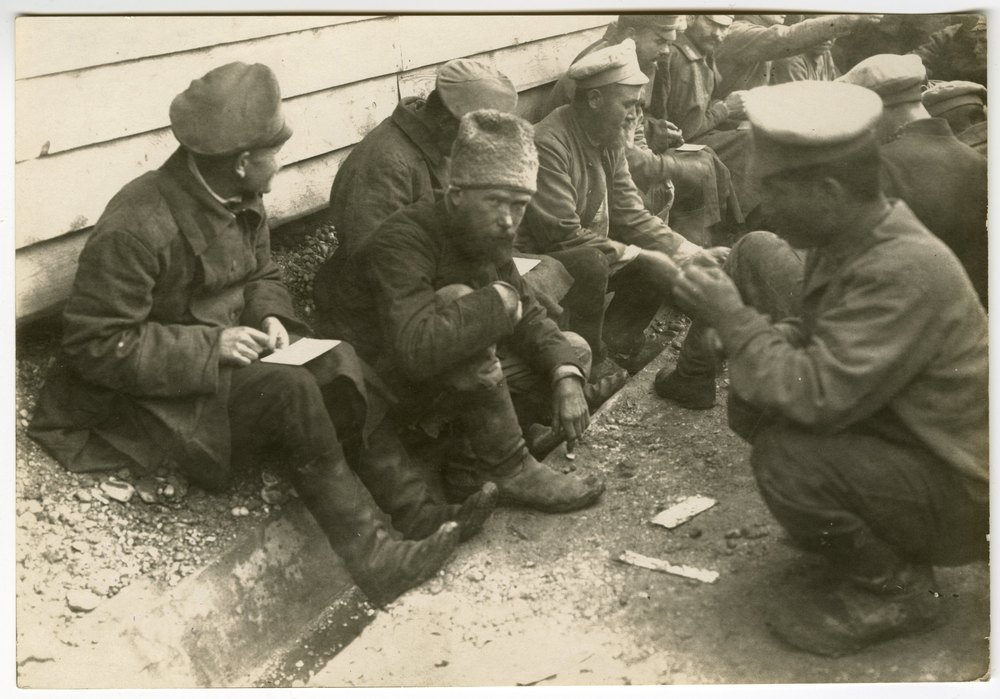 Russians playing