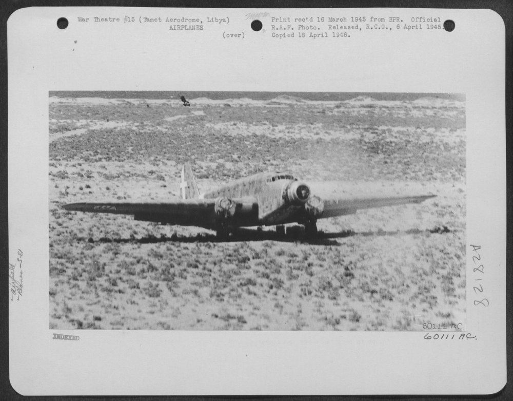 S.81 at Tamet Aerodrome