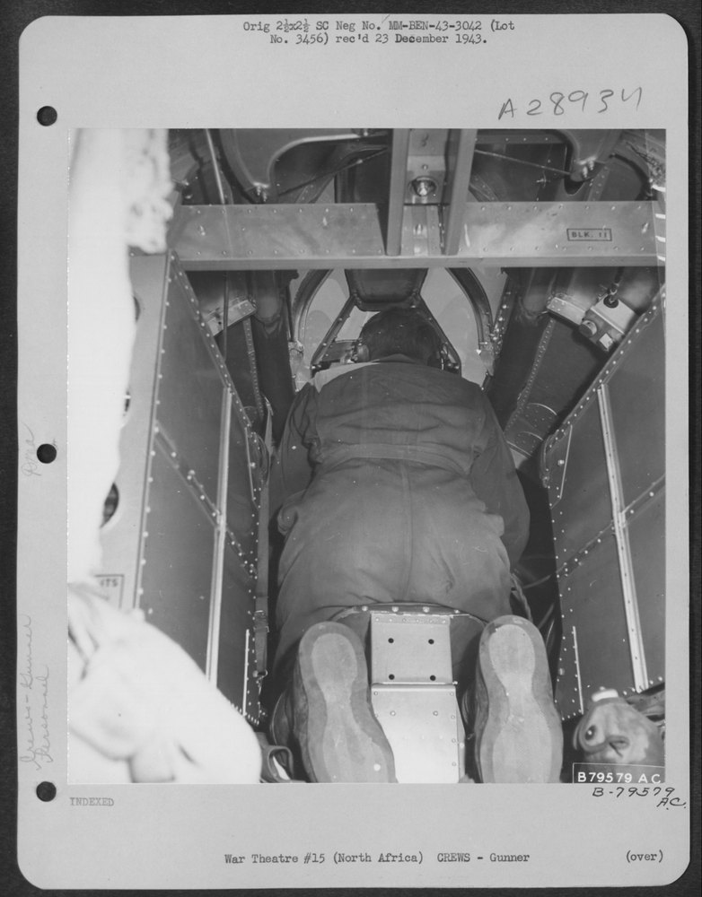 S/Sgt Baumgartner in North Africa