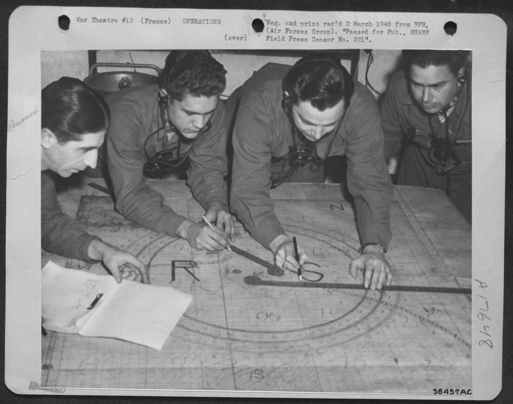 Searchlight platoon operations room