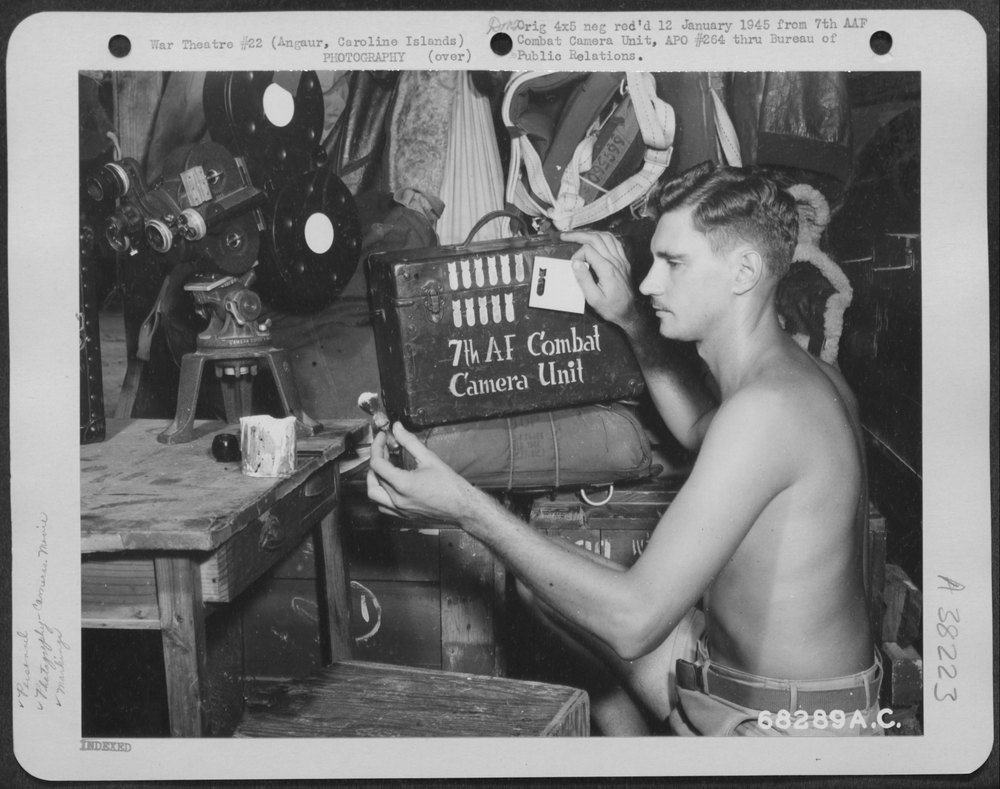 Sgt Antone Bruns in 7th AAF