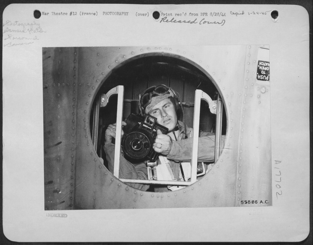 Sgt Beerman in B-25 Mitchell