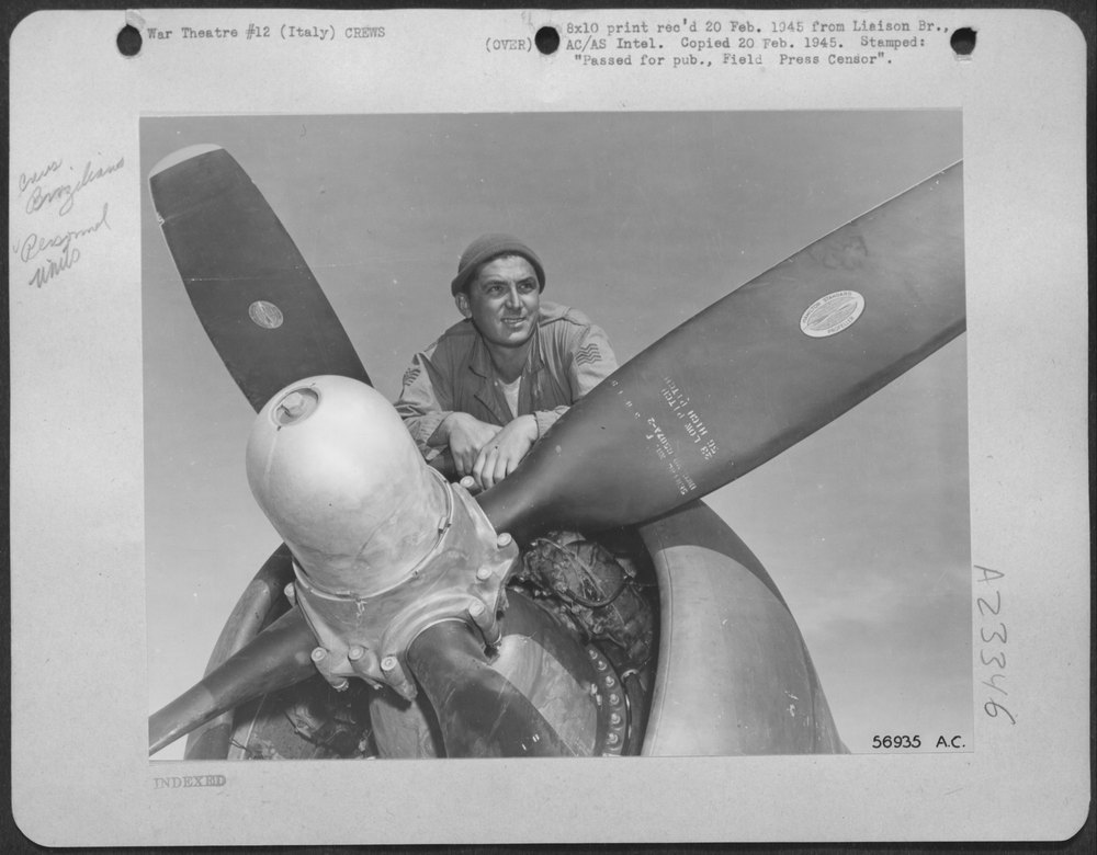 Sgt Gean Bourdon in Italy