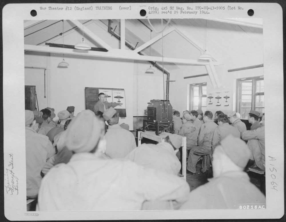 Sgt Handy at 8th Air Force Gunnery School