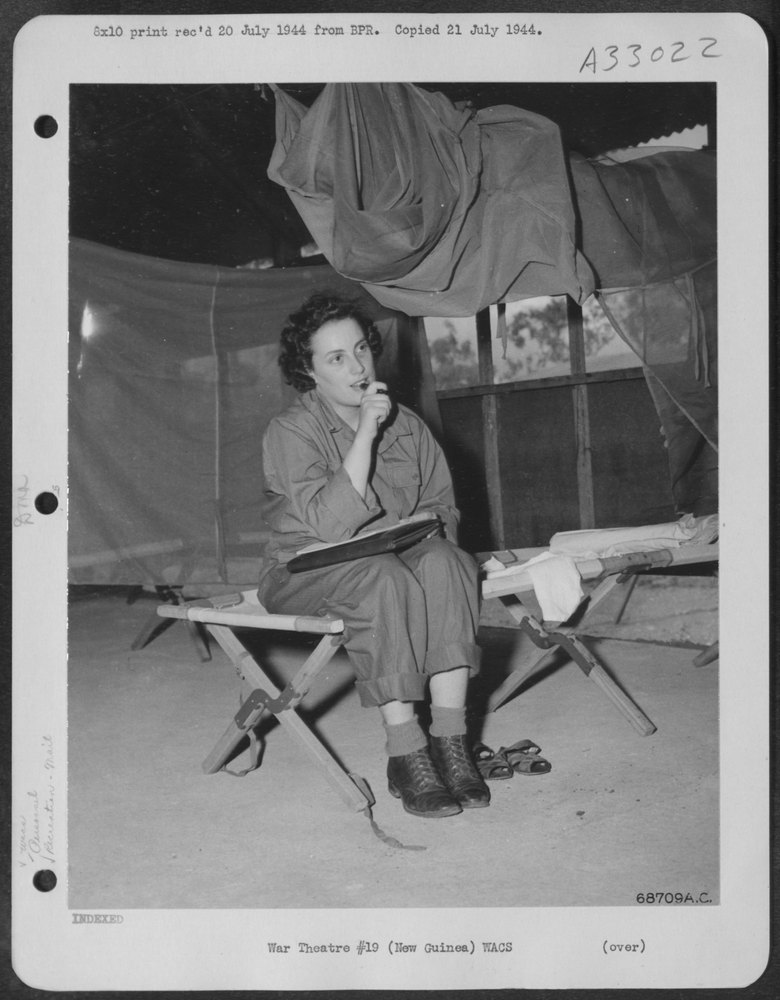 Sgt Madeline Vance in New Guinea