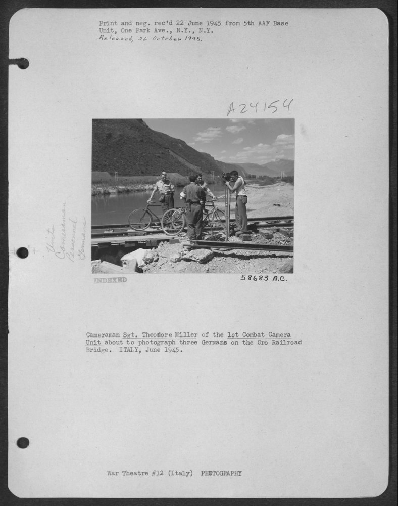 Sgt Miller in Italy
