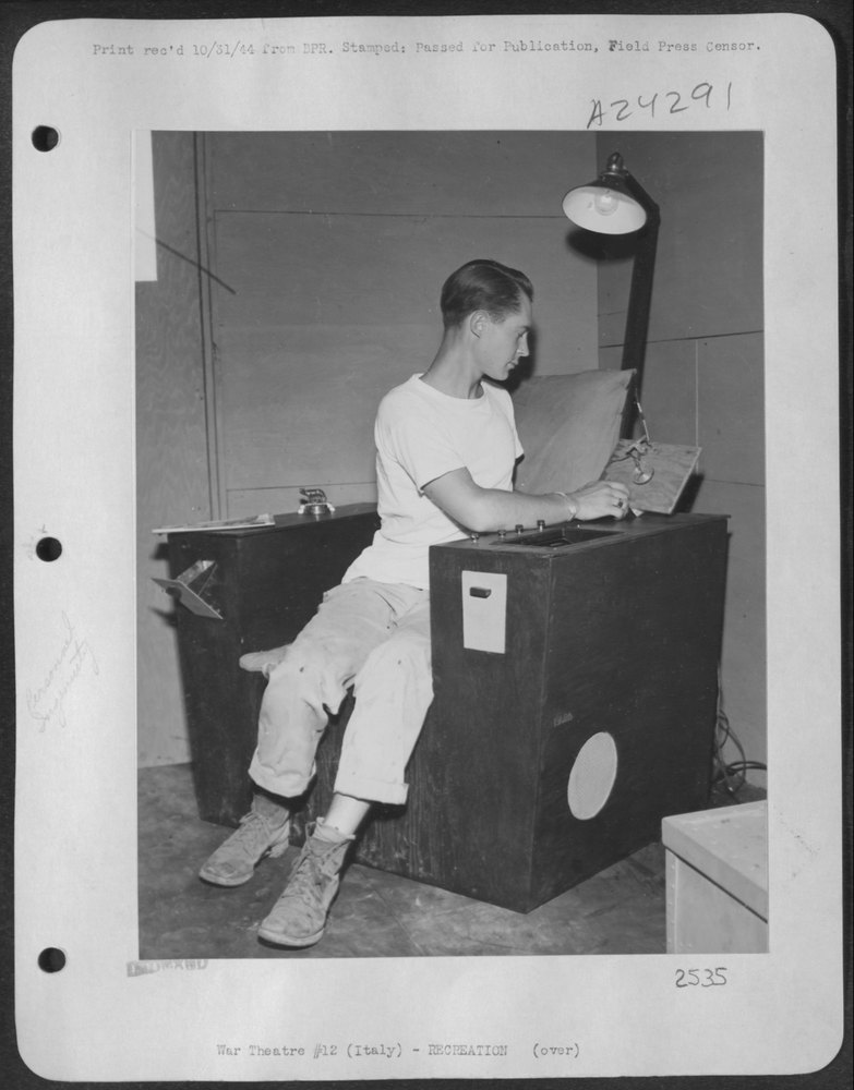 Sgt Ray Petit in Italy
