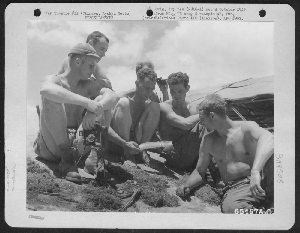 Shrapnel on Okinawa