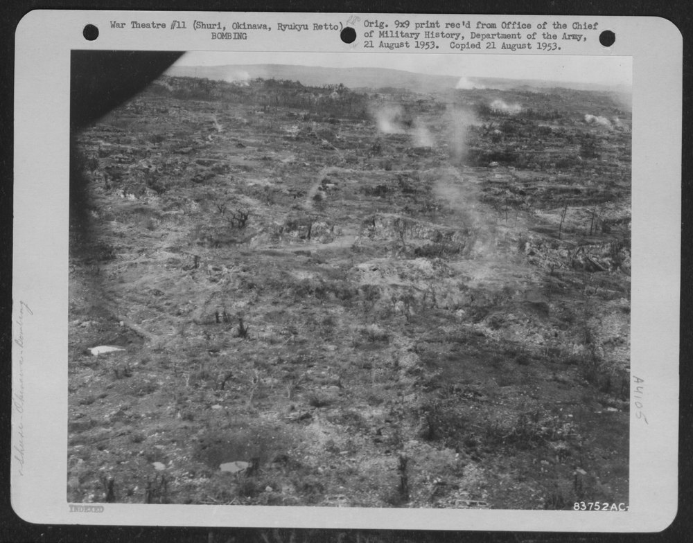Shuri Okinawa after bombing