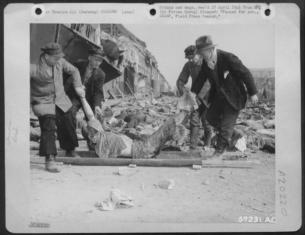 Slave workers near Nordhausen
