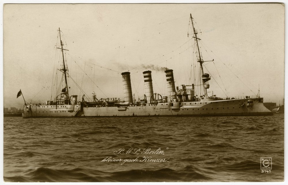 SMS Berlin, small protected cruiser