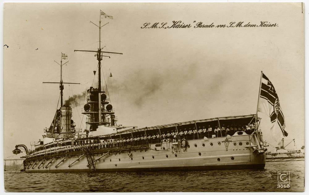 SMS Kaiser, review before the Kaiser