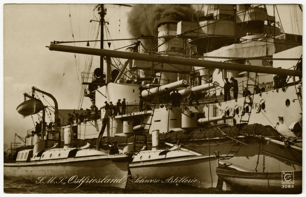 SMS Ostfriesland, heavy guns