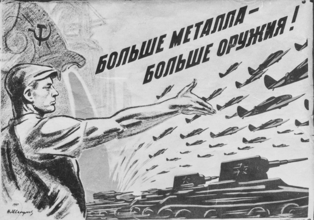 Soviet propaganda poster