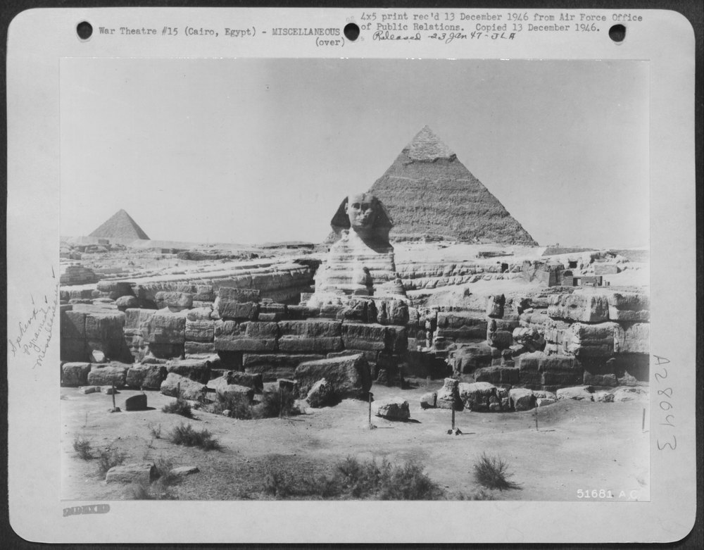 Sphinx near Cairo