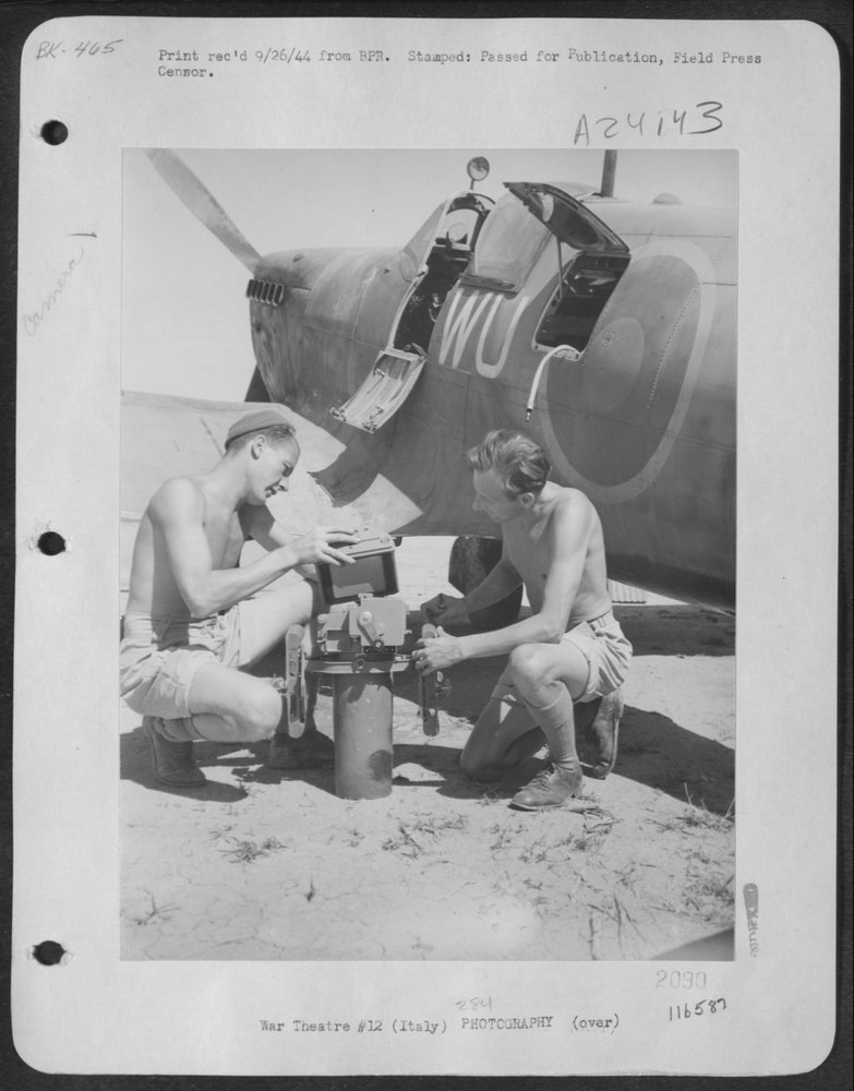 Spitfire camera Italy