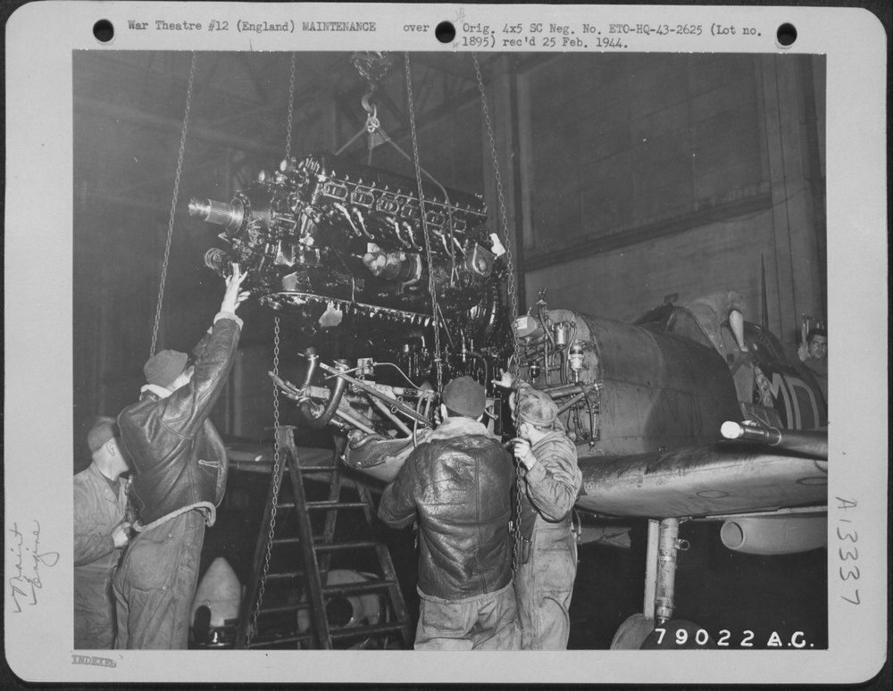 Spitfire Engine Overhaul At Audley End