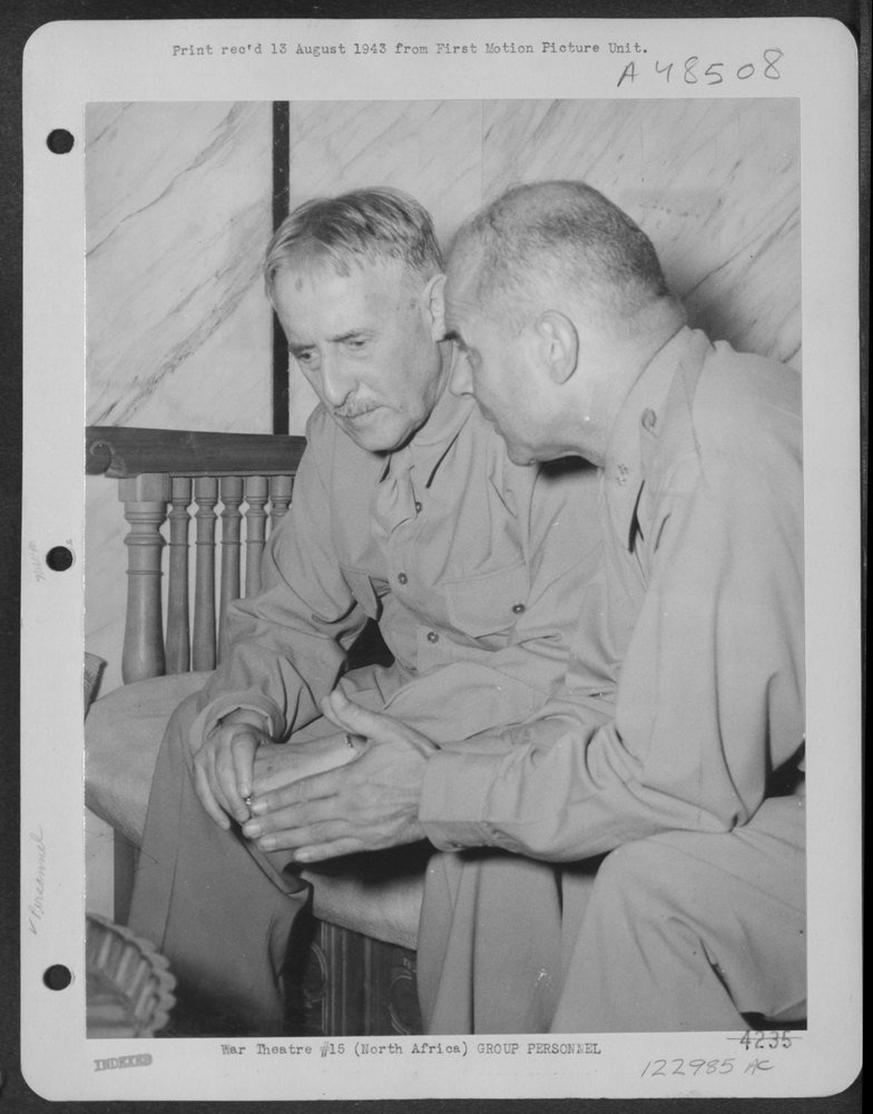Stimson and Doolittle in North Africa