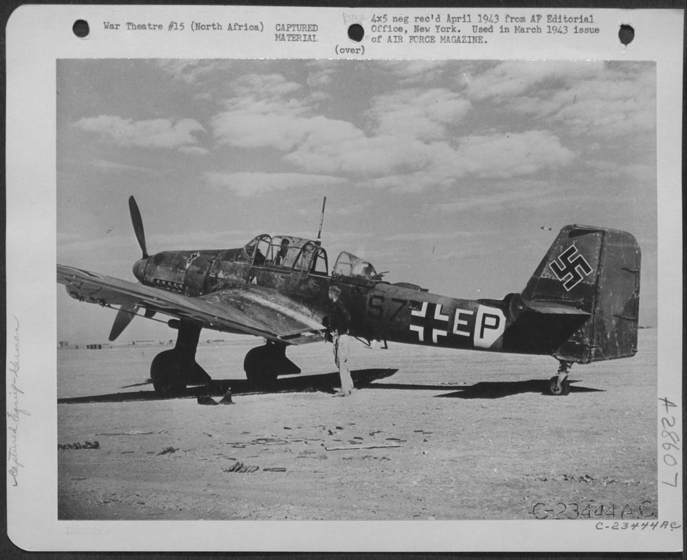 Stuka in North Africa