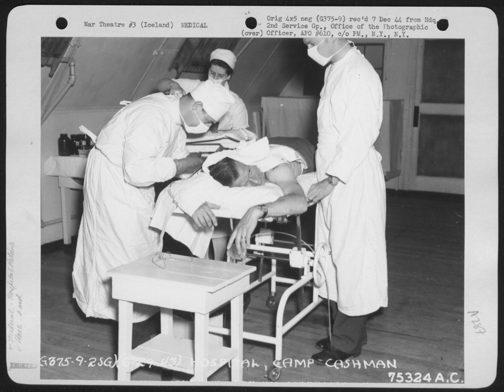 Surgical Operation At Camp Cashman