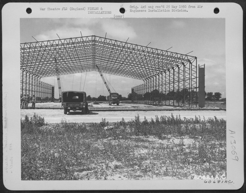 T-2 Hangar Construction At Raydon