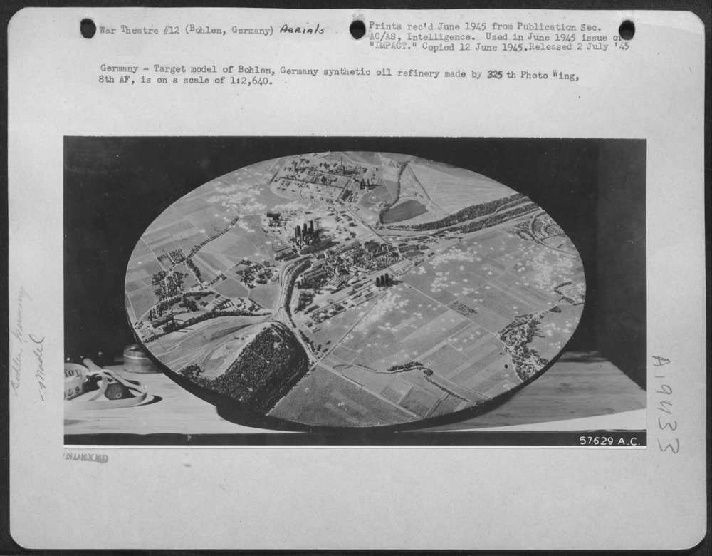 Target model of Bohlen refinery in Germany