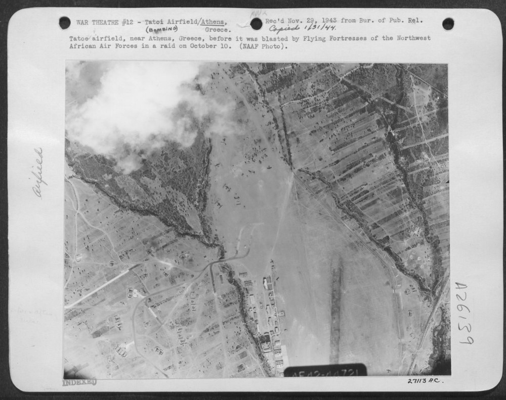 Tatoe airfield near Athens