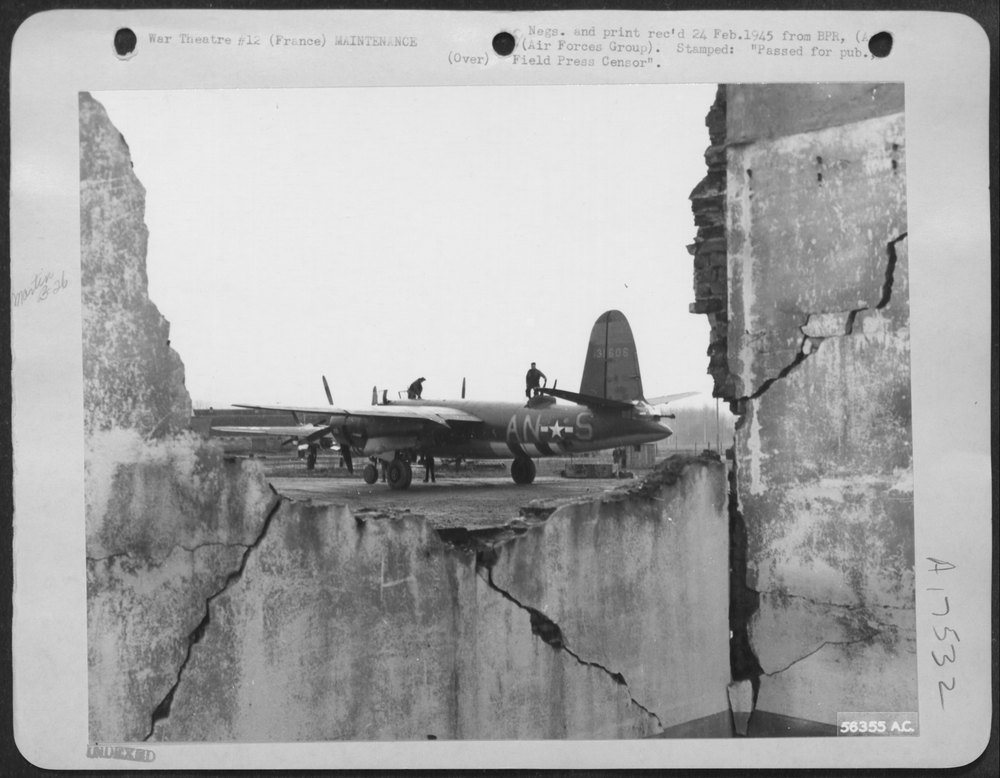 The 9th AF Martin B-26 Marauder "Rat Poison," a veteran of more than