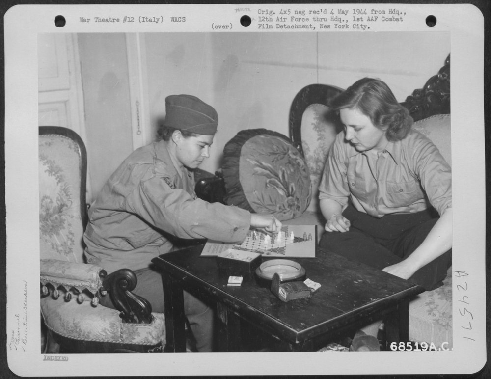 The ancient game of Chinese checkers is a good way to pass the time