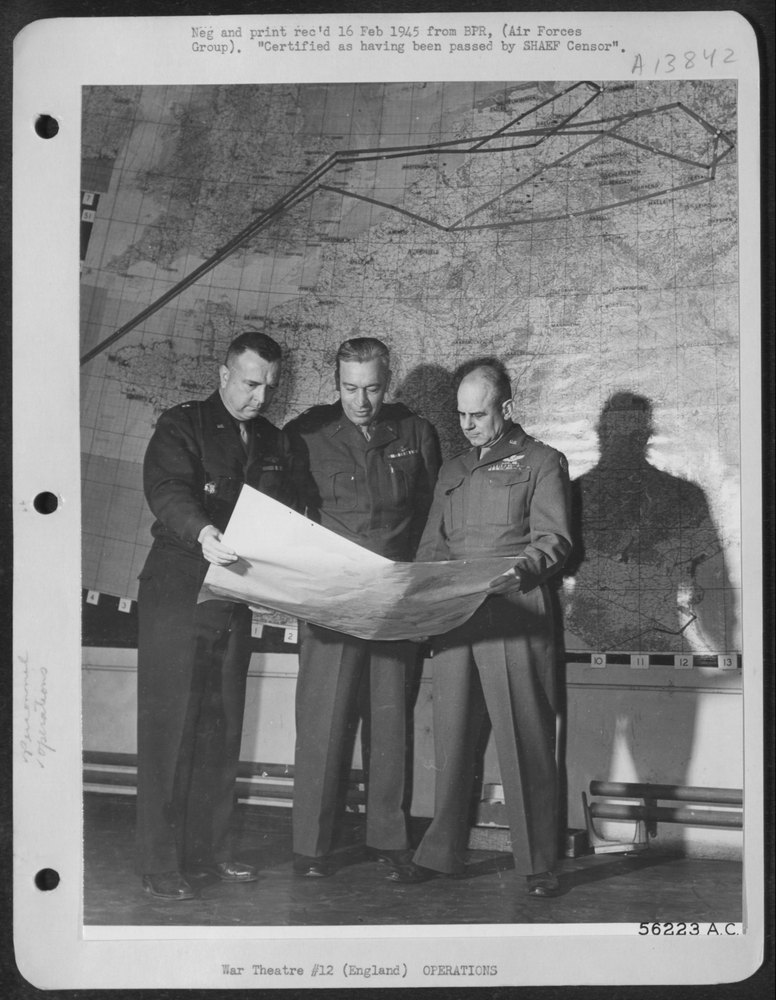 The Commanding General of the U.S. 8th AF, Lt. General James