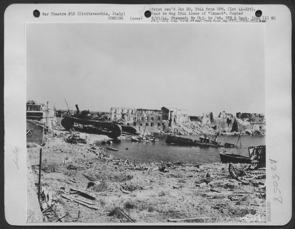 The Navy Struck Heavily at Civitavecchia