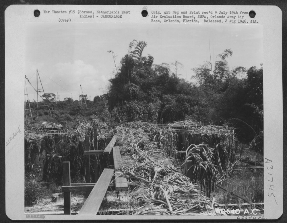 These Camouflaged Oil Tanks Were Used for Storage of the Low-grade