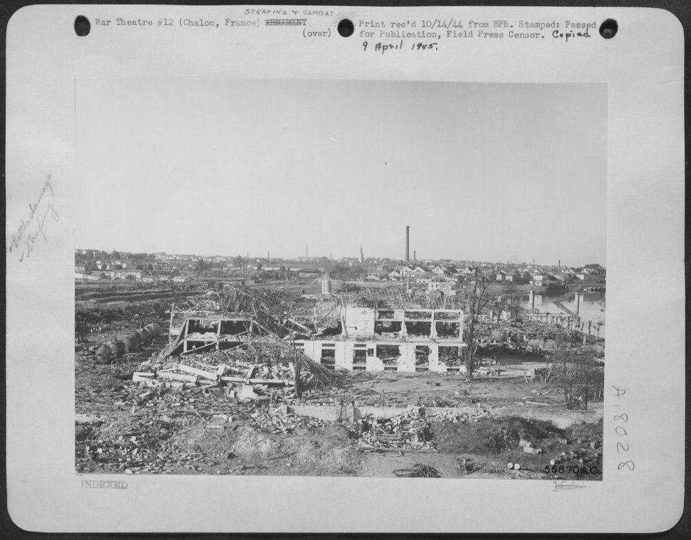 There Is Nothing Much Left of This Rail Yard at Chalon, France