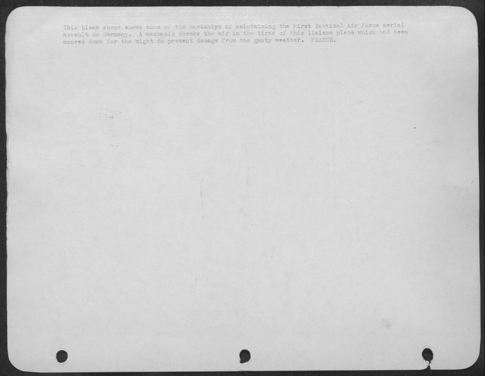 This bleak scene shows some of the hardships of maintaining the First