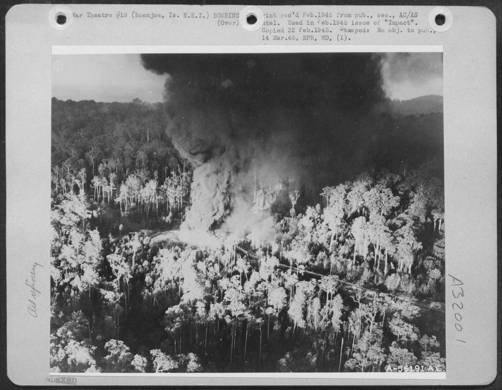 Camouflaged Oil Tank Area on Boenjoe Island
