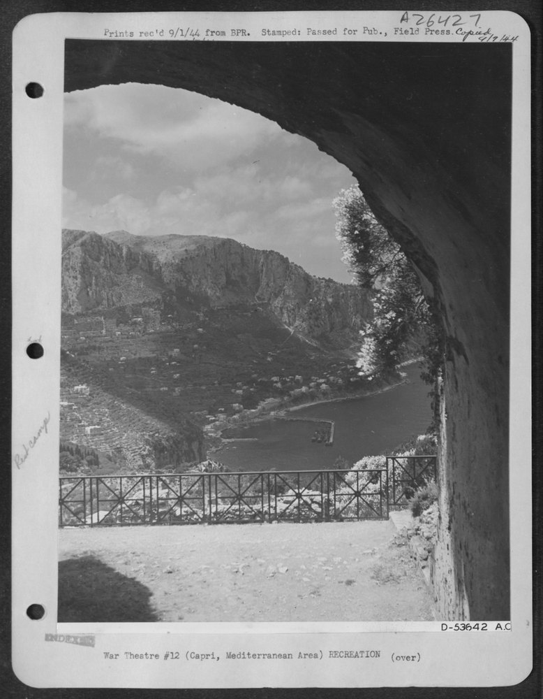 Tiberius's Villa on Capri Island